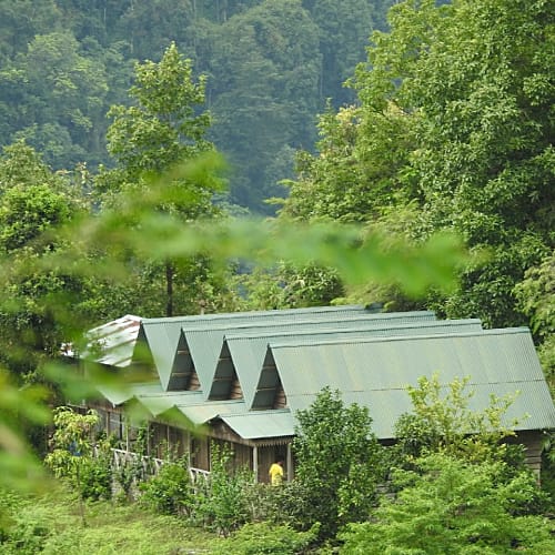 KLK193 Wooden cottage with waterfalls view in Kolakham
